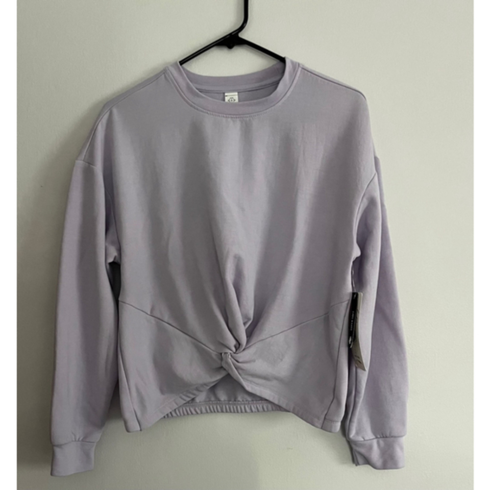 Nanette Lepore Play NWT knotted hem sweatshirt M